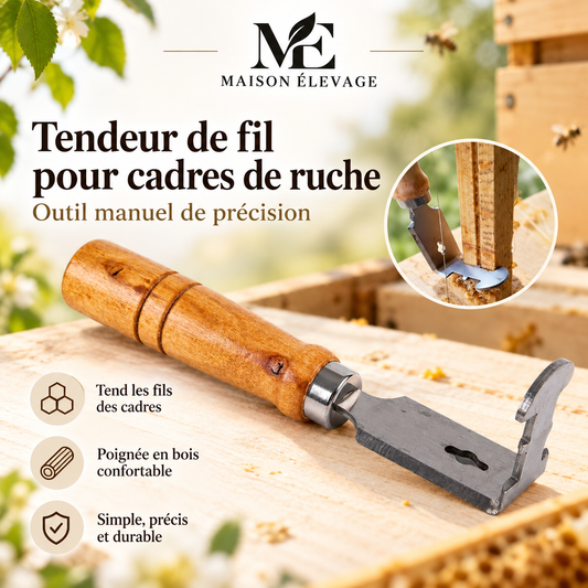 Lève-cadres à crochet en J — acier inoxydable