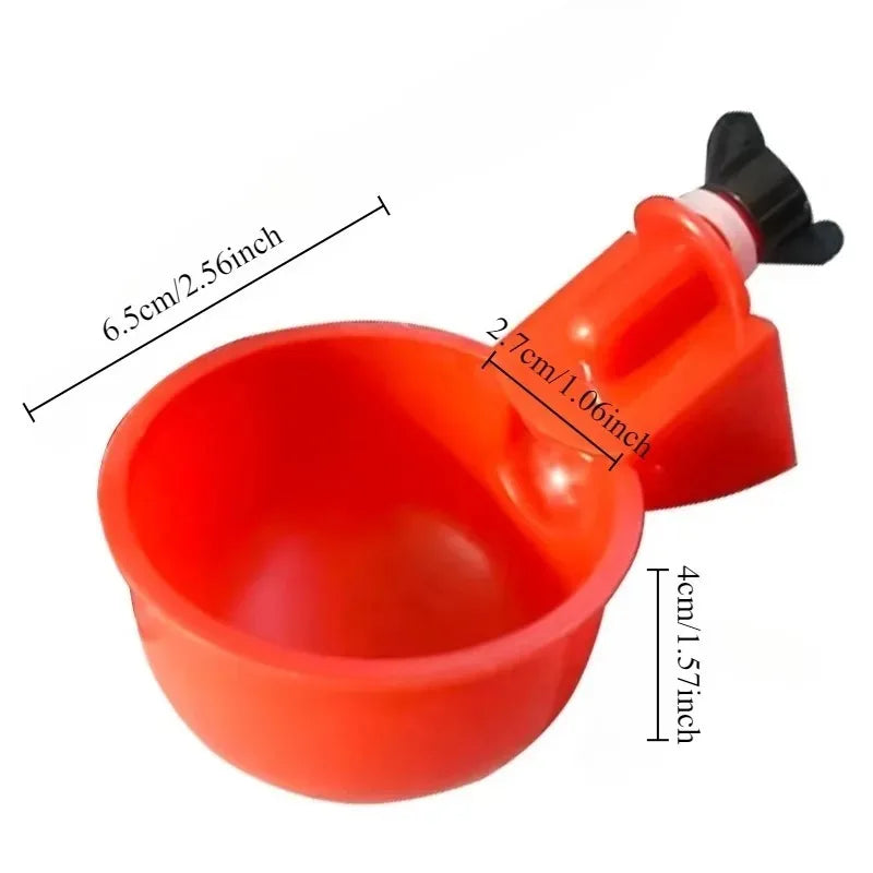 Abreuvoirs automatiques pour poules — coupelles à flotteur, lot de 20