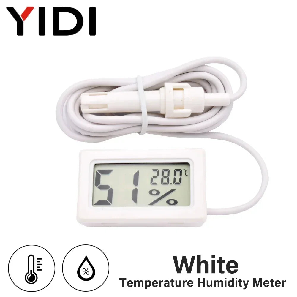 Thermomètre hygromètre numérique à sonde pour couveuse