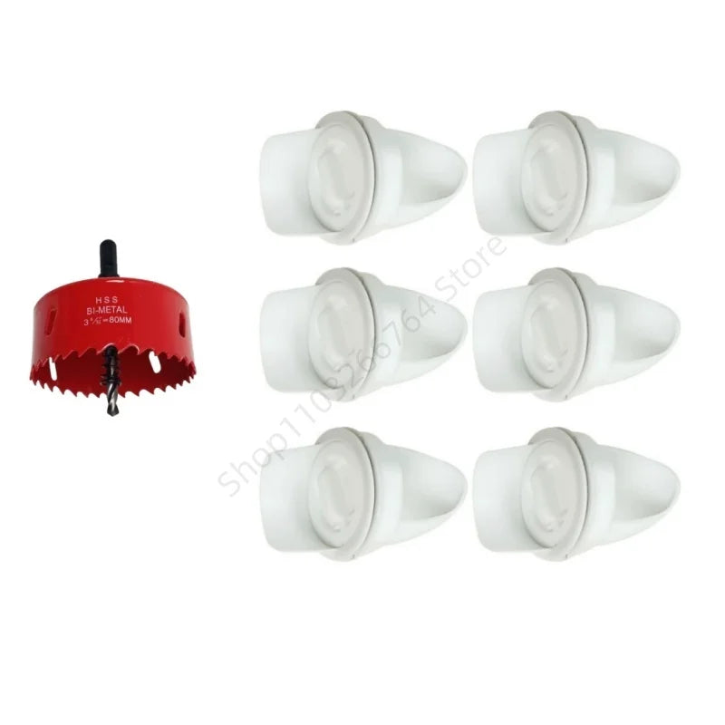 Kit de mangeoires à gravité anti-gaspillage pour seau — lot de 4