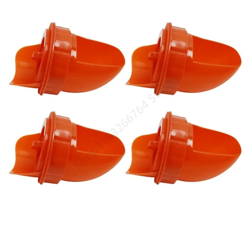 Kit de mangeoires à gravité anti-gaspillage pour seau — lot de 4