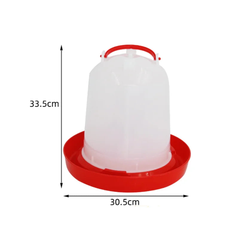 Abreuvoir automatique pour poulailler 6 L — seau à sortie contrôlée