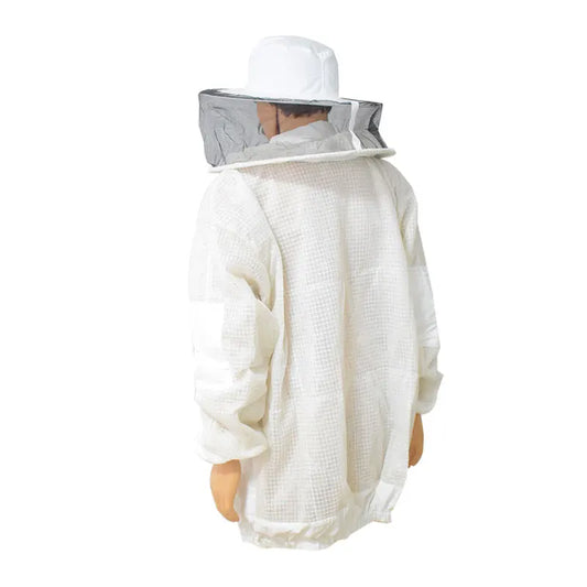 Veste d'apiculteur 3 couches ventilée — chapeau et voile inclus