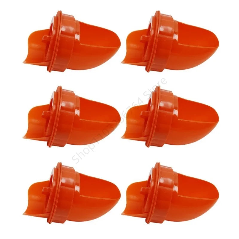 Kit de mangeoires à gravité anti-gaspillage pour seau — lot de 4