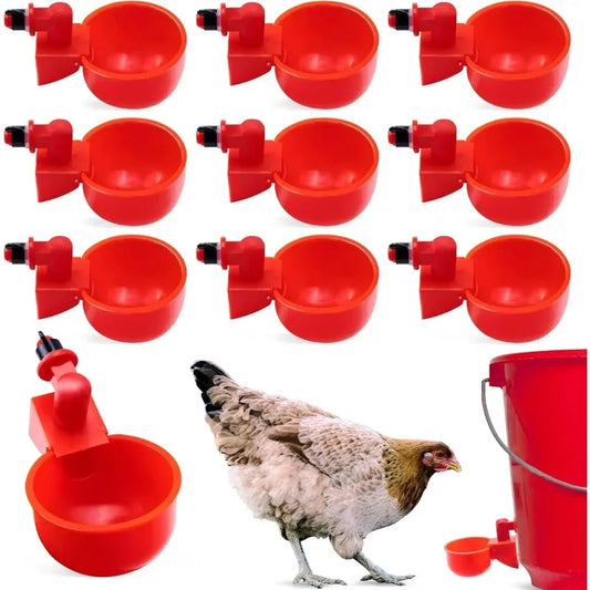 Abreuvoirs automatiques pour poules — coupelles à flotteur, lot de 20