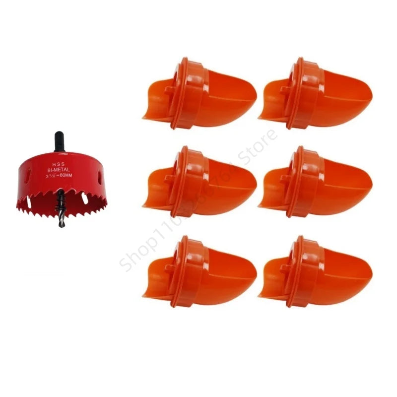 Kit de mangeoires à gravité anti-gaspillage pour seau — lot de 4