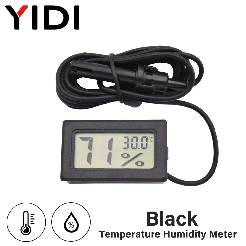 Thermomètre hygromètre numérique à sonde pour couveuse