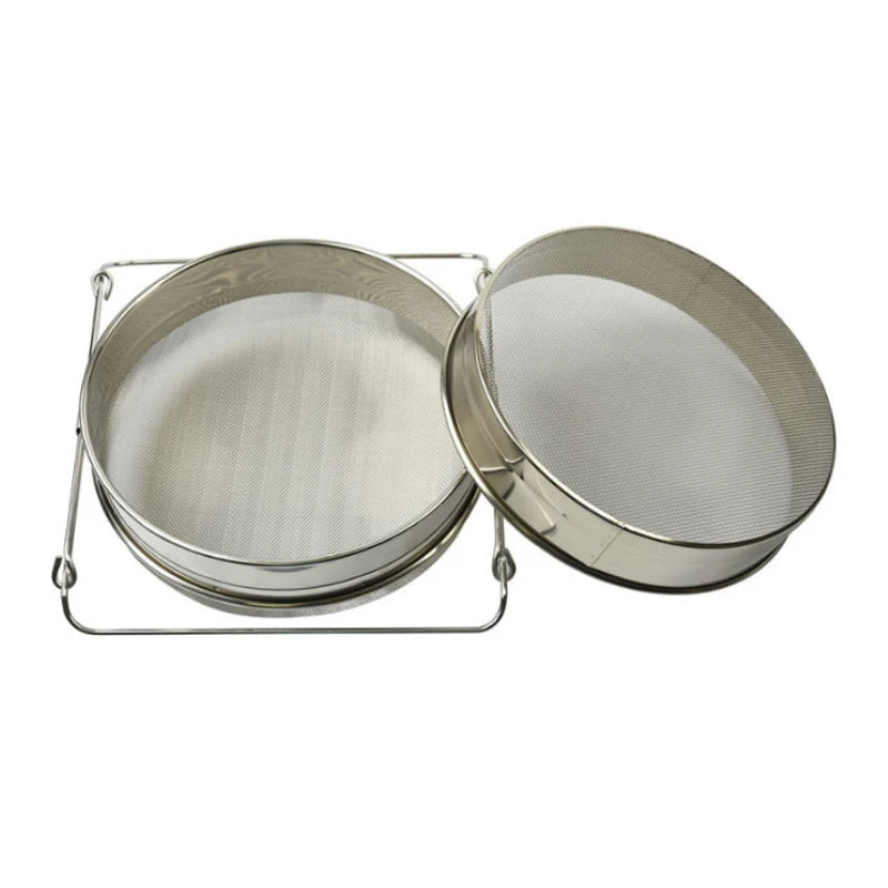 Filtres à miel double tamis en inox — lot de 5