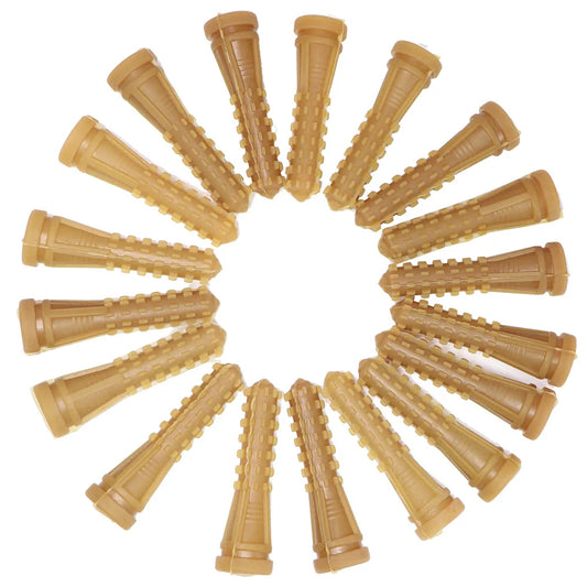 Doigts de plumeuse en caoutchouc naturel — 62 à 93 mm, lots de 20 à 100