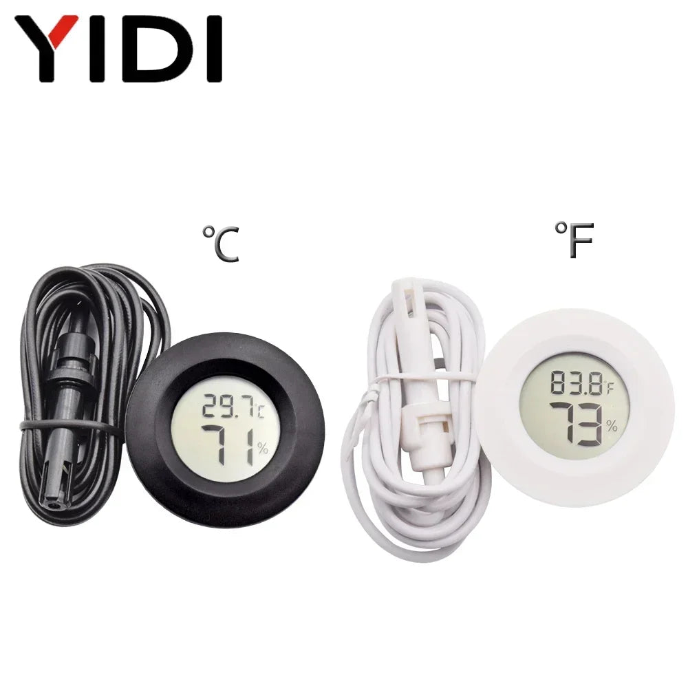 Thermomètre hygromètre numérique à sonde pour couveuse